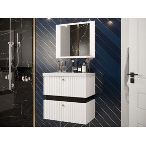 Fürdőszoba garnitúra Miami B101 (Fehér + Fekete)