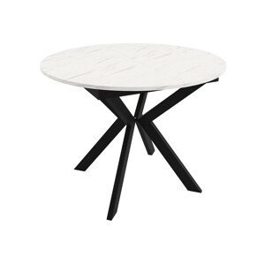 Asztal Oswego 112 (Fekete + Fehér márvány)
