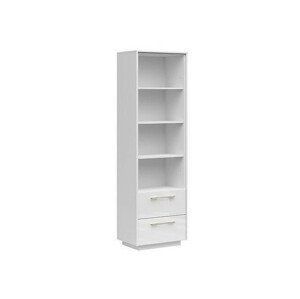 Polcos szekrény Modern 231 (Fehér + Fényes fehér)
