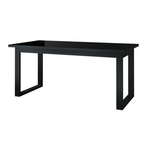 Asztal Austin U116 (Fekete + Fényes fekete)
