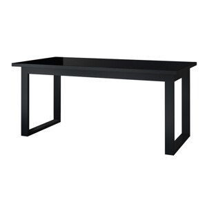Asztal Austin U117 (Fekete + Fényes fekete)