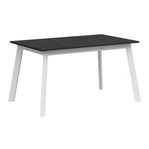 Asztal Boston CE125 (Matt fekete + Fehér)