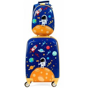 Gyermek utazási bőrönd 31 l + hátizsák
