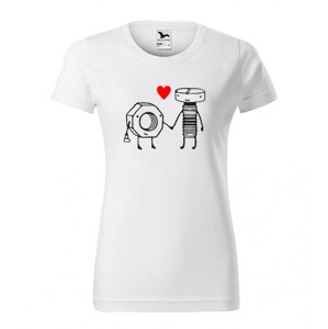 Női Valentin póló fehér színben XL