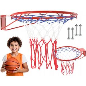 Kosárlabdakosár hálóval, 45 cm átmérőjű