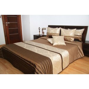 Luxus barna ágytakaró Szélesség: 170 cm | Hossz: 210 cm