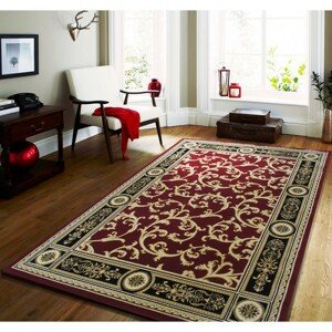 Minőségi vintage szőnyeg piros színben Szélesség: 240 cm | Hossz: 330 cm