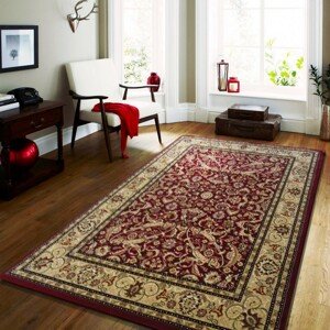 Minőségi vörös szőnyeg vintage stílusban Szélesség: 200 cm | Hossz: 300 cm