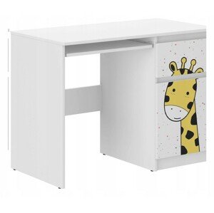 Gyermek íróasztal aranyos zsiráffal 77x50x96 cm
