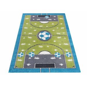 Modern szőnyeg gyerekszobába focipálya motívummal Szélesség: 200 cm | Hossz: 290 cm