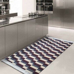 Kék szőnyeg a konyhába Szélesség: 60 cm | Hossz: 100 cm