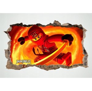 Falmatrica Piros Ninja Go 47 x 77 cm