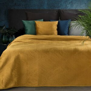 Minőségi steppelt ágytakaró sárga színben Szélesség: 220 cm | Hossz: 240 cm