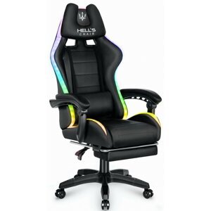 HC-1039 gamer szék LED RGB Black