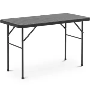 Összecsukható asztal - 0 x 0 x 0 cm - bel-/kültéri - fekete | Uniprodo