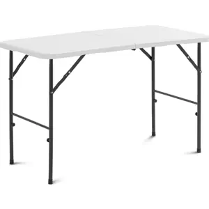 Összecsukható asztal - 0 x 0 x 0 cm - 75 kg - kültéri/beltéri - fehér | Uniprodo