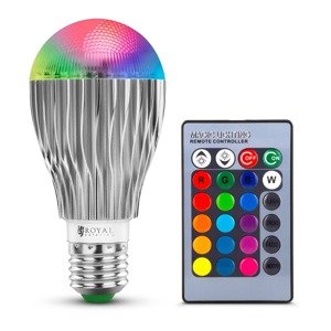 RGB LED lámpa távirányítóval - 16 színbeállítás - 5 W | Royal Catering