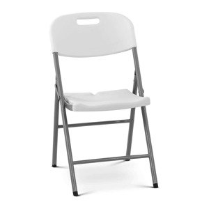 Összecsukható szék - 180 kg - Royal Catering - Royal Catering - ülés: 40 x 38 cm - fehér