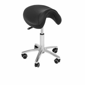 Fodrász szék - 480-625 mm - 150 kg - Fekete | physa