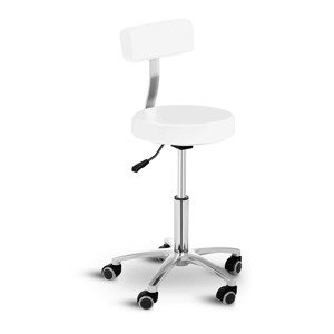 Gurulós szék háttámlával - 445–580 mm - 150 kg - White | physa