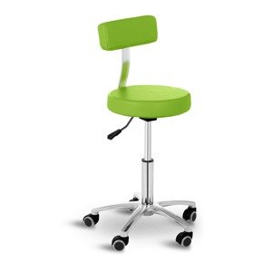 Gurulós szék háttámlával - 445–580 mm - 150 kg - Zöld | physa