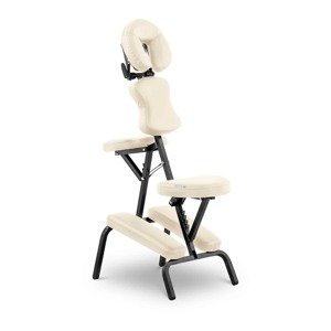 Összecsukható masszázs szék - 130 kg - Bézs | physa