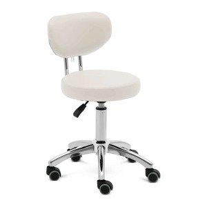 Gurulós szék háttámlával - 46–60 cm - 150 kg - bézs | physa