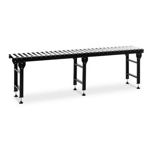 Görgős asztal - 400 kg - 300 cm - 30 görgő - állítható magasságú | MSW