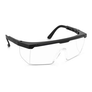 Védőszemüveg - 15 darab - átlátszó - állítható | MSW