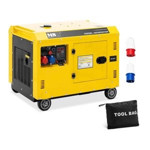 Aggregátor - 7220 / 8500 W - 30 l - 240/400 V - mobil - AVR - Euro 5 | MSW