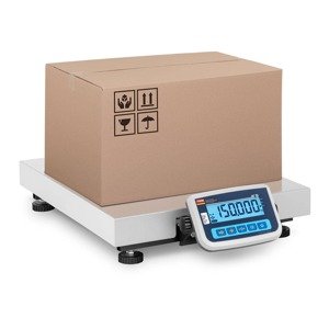 TEM Csomagmérleg - hitelesített - 150 kg / 50 g - 60 x 50 cm