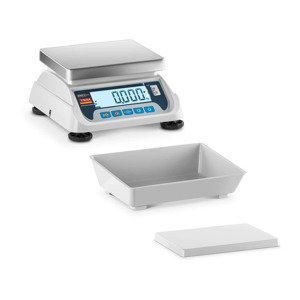 TEM Asztali mérleg - hitelesített - 3 kg / 1 g - LCD