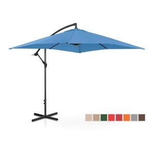 Lámpa formájú napernyő - kék - szögletes - 250 x 250 cm - dönthető | Uniprodo