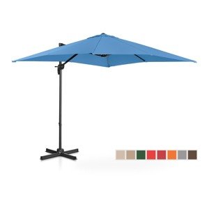 Lámpa formájú napernyő - kék - szögletes - 250 x 250 cm - forgatható | Uniprodo