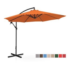 Lámpa formájú napernyő - Narancssárga - kerek - Ø 300 cm - dönthető | Uniprodo