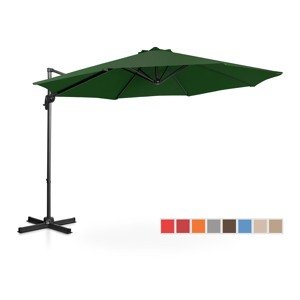 Lámpa formájú napernyő - Zöld - kerek - Ø 300 cm - dönthető és forgatható | Uniprodo