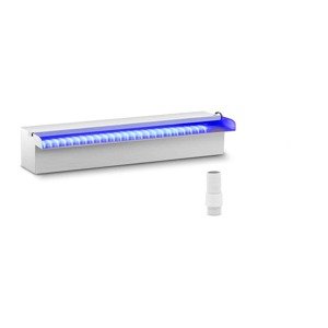 Medence szökőkút - 45 cm - LED világítás - kék/fehér | Uniprodo