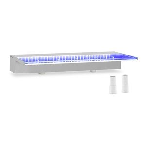 Medence szökőkút - 60 cm - LED világítás - kék/fehér - {{Lip_lenght}} mm-es vízkivezető nyílás | Uniprodo