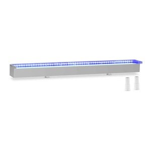 Medence szökőkút - 90 cm - LED világítás - kék/fehér | Uniprodo