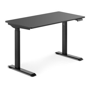 Állítható magasságú íróasztal - 90 W - 730–1233 mm - fekete | Fromm & Starck