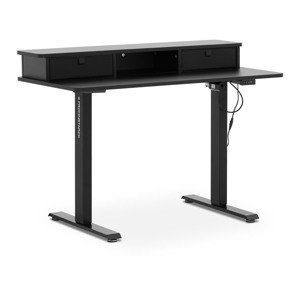Állítható magasságú íróasztal - 720–1200 mm - 80 kg - fehér/faszínű | Fromm & Starck