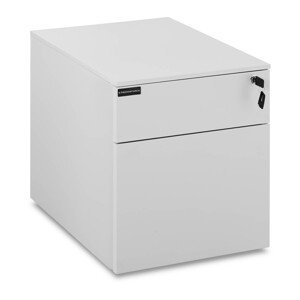 Irodai konténer - 35 kg - zárható - fehér | Fromm & Starck