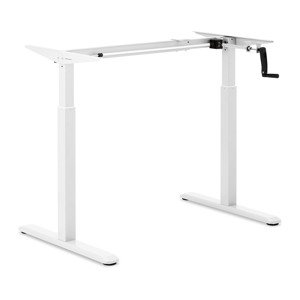 Állítható magasságú asztal keret - manuális - 70 kg - fehér | Fromm & Starck