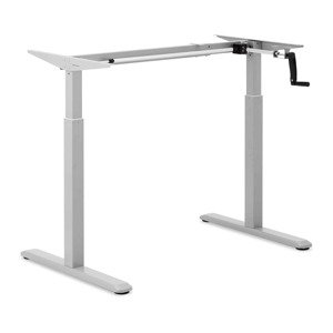 Állítható magasságú asztal keret - manuális - 70 kg - szürke | Fromm & Starck