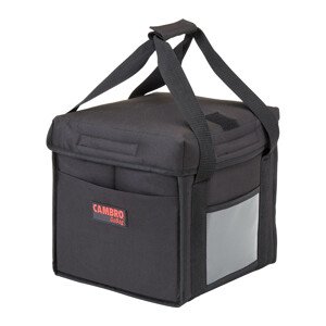 CAMBRO Ételszállító táska – 25.5 x 25.5 x 28 cm – Fekete – összehajtható