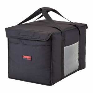 CAMBRO Ételszállító táska – 53.5 x 35.5 x 35.5 cm – Fekete – felül nyitható