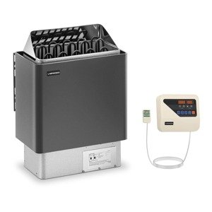 Készlet: szauna kályha szauna vezérléssel - 9 kW - 30-110 °C - LED kijelző | Uniprodo